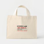 Intorrek Lane   Tiny Tote Canvas Bag