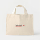 WILLIAMS  Tiny Tote Canvas Bag