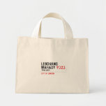 LEBOHANG MAHADY  Tiny Tote Canvas Bag