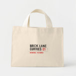 brick lane  curries  Tiny Tote Canvas Bag
