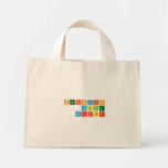 Periodic
 Table
 Writer  Tiny Tote Canvas Bag