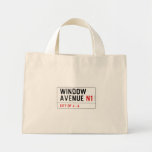 Window Avenue  Tiny Tote Canvas Bag
