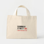 Summah Street  Tiny Tote Canvas Bag