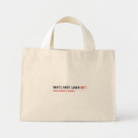 white hart lawn  Tiny Tote Canvas Bag