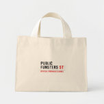 public funsters  Tiny Tote Canvas Bag