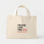 traffic light tree  Tiny Tote Canvas Bag