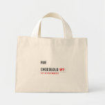 Rue  chocololo  Tiny Tote Canvas Bag