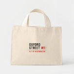 oxford street  Tiny Tote Canvas Bag