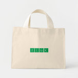 Pilar  Tiny Tote Canvas Bag