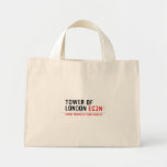 tower of london  Tiny Tote Canvas Bag