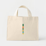 g
 E
 N
 I
 U
 S
 L
 A
 B
   Tiny Tote Canvas Bag