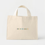 Keep Calm and Science On  Tiny Tote Canvas Bag