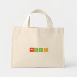 Hello  Tiny Tote Canvas Bag