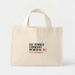 raf bomber command memorial  Tiny Tote Canvas Bag