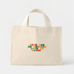 Check out
 The periodic
 TABLE on
 Safari!  Tiny Tote Canvas Bag