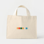 sexto A  Tiny Tote Canvas Bag