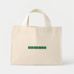 Pedacito  Tiny Tote Canvas Bag