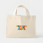 Periodic
 Table
 Writer  Tiny Tote Canvas Bag