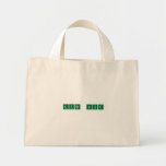 Ayse Nur   Tiny Tote Canvas Bag