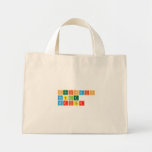 Periodic
 Table
 Writer  Tiny Tote Canvas Bag