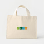 Leah  Tiny Tote Canvas Bag