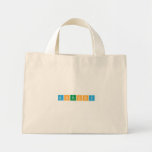 anthony  Tiny Tote Canvas Bag