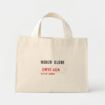 BOSCO  CLOSE    Tiny Tote Canvas Bag