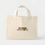 MOHAMED
 BELFQUIH  Tiny Tote Canvas Bag
