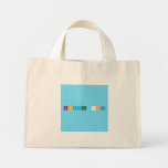 Khayla joy  Tiny Tote Canvas Bag