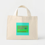 JayBeauty Street  Tiny Tote Canvas Bag