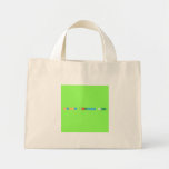 Happy Birthday James  Tiny Tote Canvas Bag