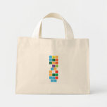 abc
 def
 ghi
 jkl
 mno
 pqr
 stu
 vwx
 yz  Tiny Tote Canvas Bag
