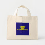 KEEP
 CALM
 and
 I'm pregnant
   Tiny Tote Canvas Bag