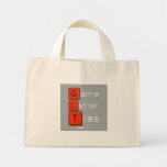 Game
 Letter
 Tiles  Tiny Tote Canvas Bag