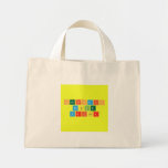 Periodic
 Table
 Writer  Tiny Tote Canvas Bag