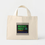 Weegee Road  Tiny Tote Canvas Bag