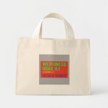Weirdness Road  Tiny Tote Canvas Bag