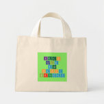 KEEP
 CALM
 AND
 HAPPY
 BIRTHDAY  Tiny Tote Canvas Bag