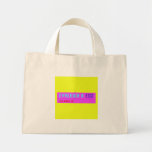 evrleigh r  Tiny Tote Canvas Bag