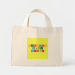 Periodic
 Table
 Writer  Tiny Tote Canvas Bag