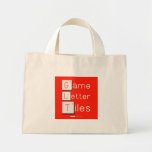 Game
 Letter
 Tiles  Tiny Tote Canvas Bag