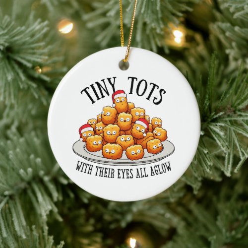 Tiny Tots Christmas Ornament | Tator Tot Food Pun