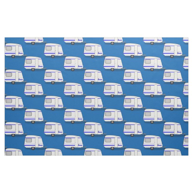 Tiny trailer gypsy caravan Thunder_Cove any color Fabric (Fat Quarter)