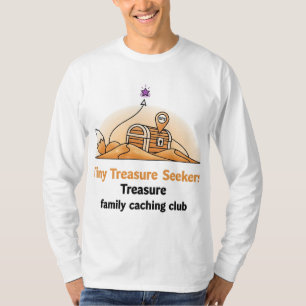 Tiny Treasure Seekers – Family Geocaching Treasure T-Shirt