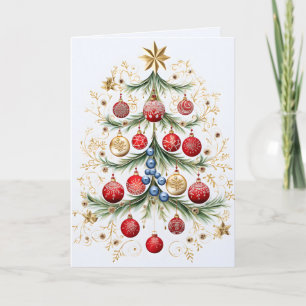 Tiny Treasures: Mini Christmas Tree Holiday Card