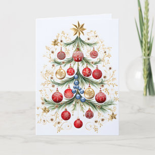 Tiny Treasures: Mini Christmas Tree Holiday Card