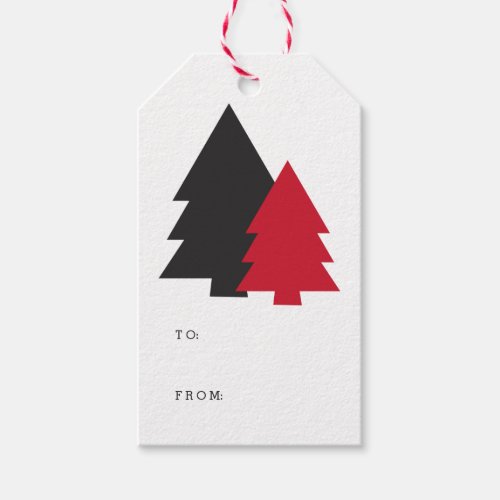 Tiny Trees Holiday Gift Tags