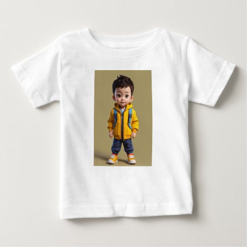 Tiny Trendsetter Playful Prints for Your Little M Baby T_Shirt