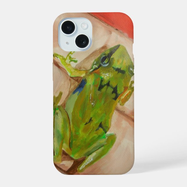Tiny Tropical Frog Iphone Case (Back)