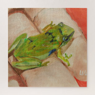 Tiny Tropical Frog Jigsaw Puzzle
